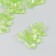 Decor for creativity plastic "Leaves" transparent green set 20 grams 0.4x4x5.2 cm