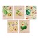 Notebook of 48 sheets in the Avocadomania cage, covered cardboard, offset block, mix