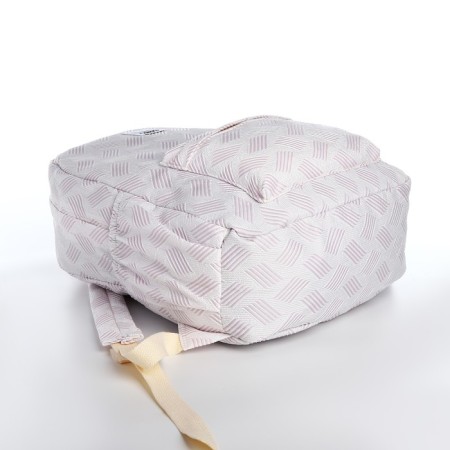 School backpack from textiles on lightning, 3 pockets, lilac color-4