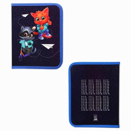 A5 notebook folder on the zipper around the plastic PM-A5-04 "Univ" September 1: animals "-1