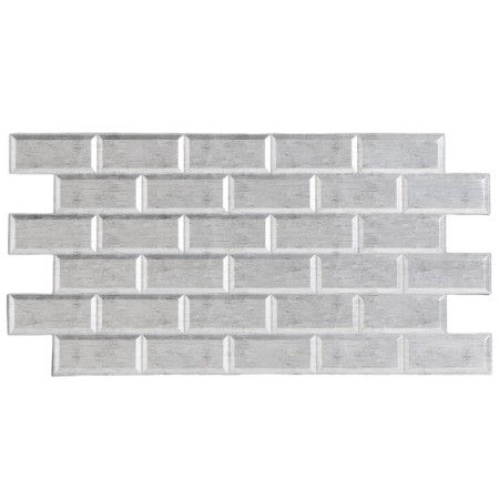 PVC panel Tiles White Platan 484 x 966 mm