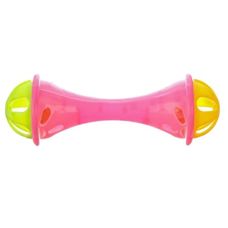 Rattle "dumbbell", color mix, crush me-2