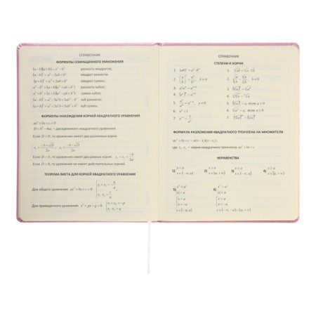 Universal diary for grade 1-11 Cherry Blossom, hard cover, artificial leather, foamy, foil, liesse, 80 g/m2-8