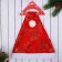 New Year's cap "Golden Snowflakes" 39x27 cm, red
