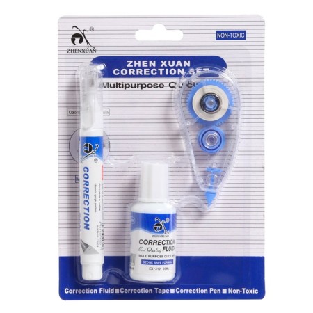 Zhen Xuan corrector 6 m x 5 mm, with a corrector of 18 ml, with a 7 ml adjusting pencil, a metal tip, based on a solvent-2