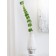 Decorative vase "Geometry", 11 × 11 × 25 cm, white color with silver