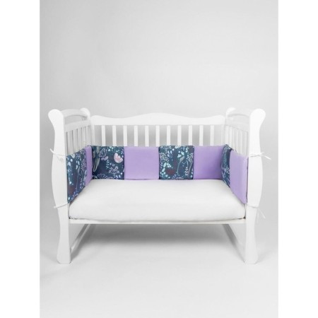 Pino in a crib 12 objects Amarobaby Flower Dreams, purple-3