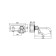 D&K Rhein Marx DA1394401 shell mixer, single -leaf, built -in, chrome