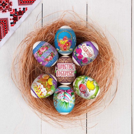 Easter heat -assembly film "Wishes - 4" for 7 eggs