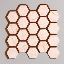 Self -adhesive panel 30*30cm mosaic honeycomb, bright