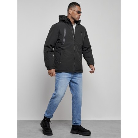 Sports male winter, size 48, black color-2