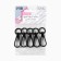 Metal carbine, 45 × 15 mm / 10 × 2.2 mm, 5 pcs, black color