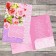 Postcard with a pocket for the money "Tender lace", 19 x 29 cm