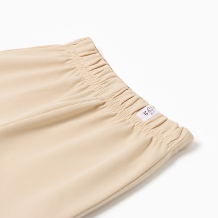 Set (sweatshirt and trousers) Children's minku "Nature", beige color, height 62-68 cm-3