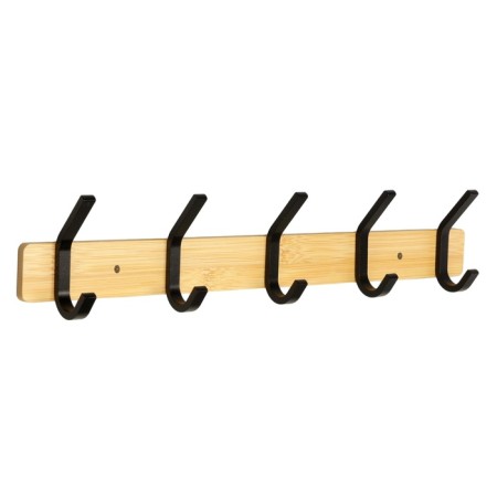 Hangers with five hooks Cappio VC107, black color