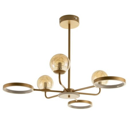 Mirbis chandelier 6XLED 4000K 30W 3xg9 gold 75x75x59cm Bayerlux-5