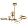 Mirbis chandelier 6XLED 4000K 30W 3xg9 gold 75x75x59cm Bayerlux