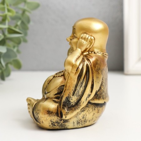 Souvenir Polystone "HOTEY I do not see/I do not hear/I will not say anything" MIX 10x8x7 cm-4