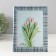 Photo frame MDF 13x18 cm "Scottish cage on dark brown" 1.5x16x21 cm