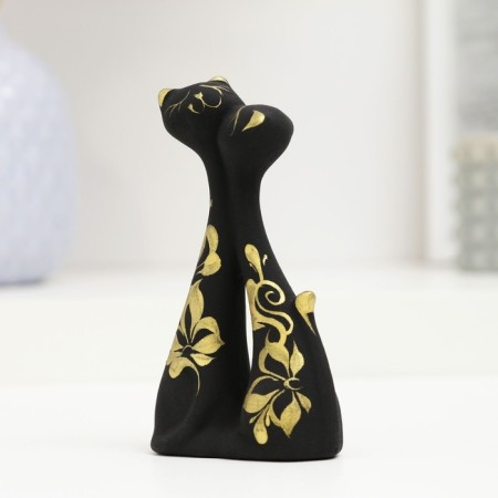 Figure "Cats lovers" black 3x6x11cm-1