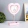 Night -hearteous "Heart" with a photo frame LED USB AKB MICS 7x15.5x30 cm Risalux