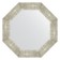 Mirror in the baguette frame, aluminum 90 mm, 66.6x66.6 cm