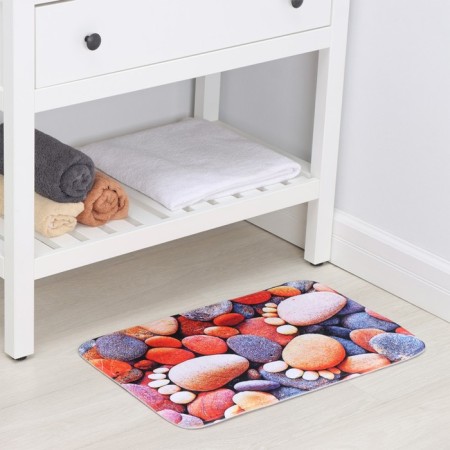 Bath and toilet rug of Dolyan "Stones Traces", 40 × 60 cm-1