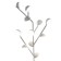 Taleser Mantra Adn, Led, 1650lm, 3000k, 300x280x1500 mm, Matte White Color