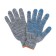 Workers, x/b gloves, knitting grade 7, 3 threads, size 9, with PVC dots, gray