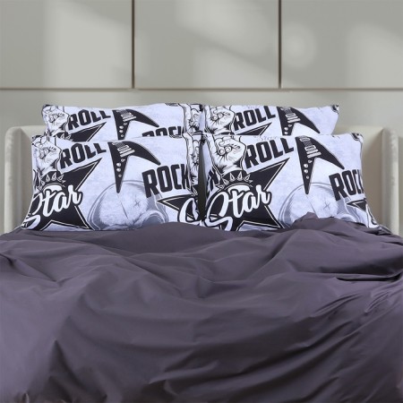 Set of pillowcases "Ethel" Rock Star 50x70 cm - 2 pcs, 100% cotton, calico-5