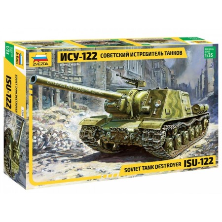 The national model "Soviet Tanks ISU-122" Star, 1/35, (3534)