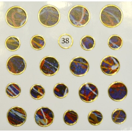 Nail sticker "Liquid Stone", 38