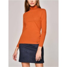 Women's turtleneck CONTE ELEGANT, size XS, CURCUMA color