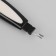 Metal peel-trimmer for nails, rubberized handle, with a protective cap, 17 cm, color mix