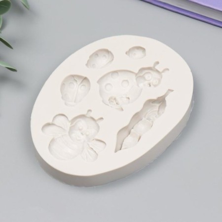 Mold Silicon "Bukashka" 6 items 10x7.5x1.5 cm-1