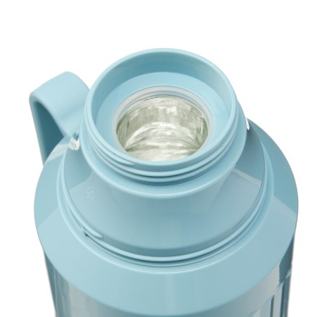 Thermos 1.8 l, with a glass flask, retains heat 12 hours, with a mug, blue-6