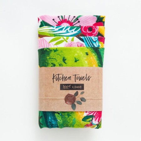 A set of towel cuisines. "Dolyana" flower mood 35x60cm-4pcs, 100% HL 100% HL-8