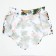 Dog shirt "Tropics", XS (DS 20, OG 28, Osh 19 cm), White