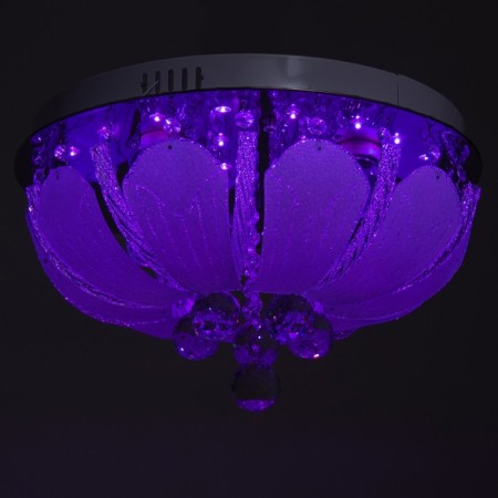 Luer with DNA "Azalia" 4x40W E27+RGB chrome 40x40x24 cm Bayerlux-5