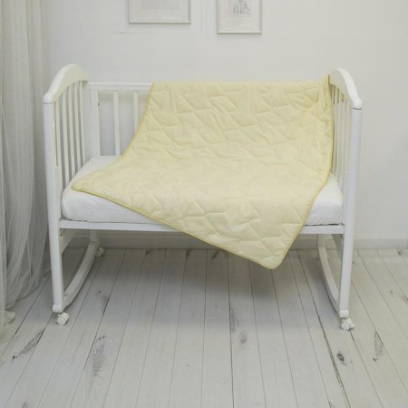 The blanket is quilted, size 105x140 cm, sheep's wool-1
