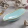 Ceramic sapphire salad, 24 × 9.5 × 5.5 cm, blue color