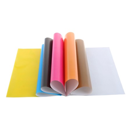 Colored paper A4, 8 sheets, 8 colors "planes", coated, on the bracket-1