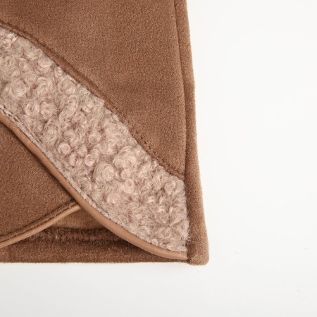 Gloves are female, dimensionless, without insulation, beige color-2