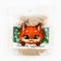 Hair gum for hair fluffy with ears "most wonderful", diam. 10 cm