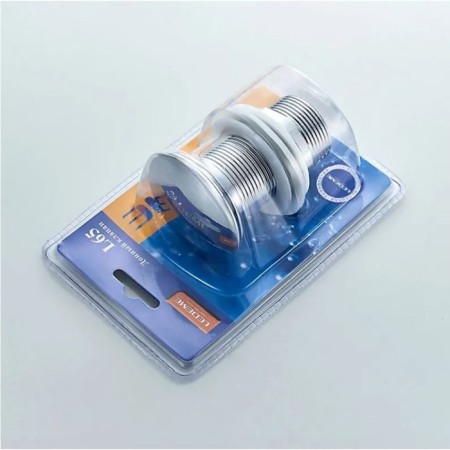 Bottom valve Ledeme L65, for a shell, brass, chrome-5
