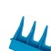 Robes straight, 13 teeth, plastic, reinforced, metal stalk