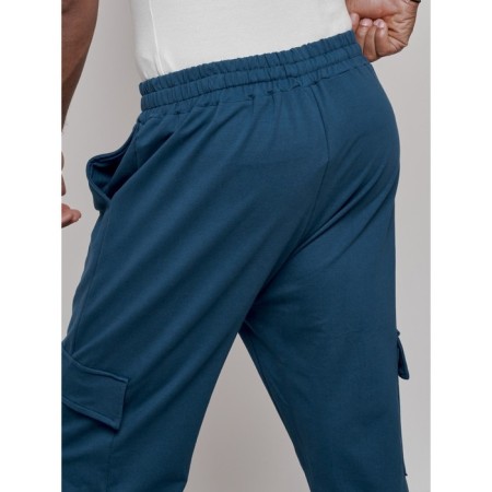 Joggers male, size 48, blue color-14
