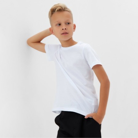 Children's Minaku T -shirt, white color, height 98 cm-2