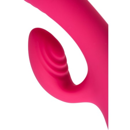 Vibrator with vacuum-wave stimulation Jos Enila, silicone, pink color, 23 cm-3