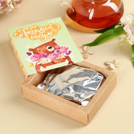 Black tea "Beloved Granny", taste: Mint, 50 g.-2